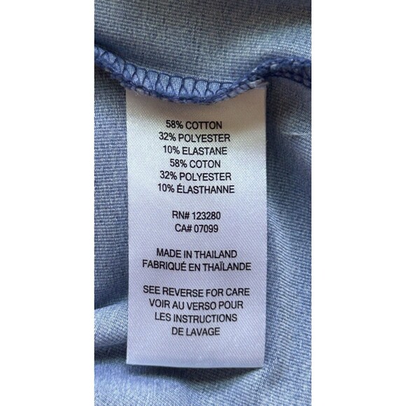 Travis Mathew Pullover‎ Men's L Blue Chest Stripes 1/4 Zip Golf Pullover Stretch - Picture 9 of 10